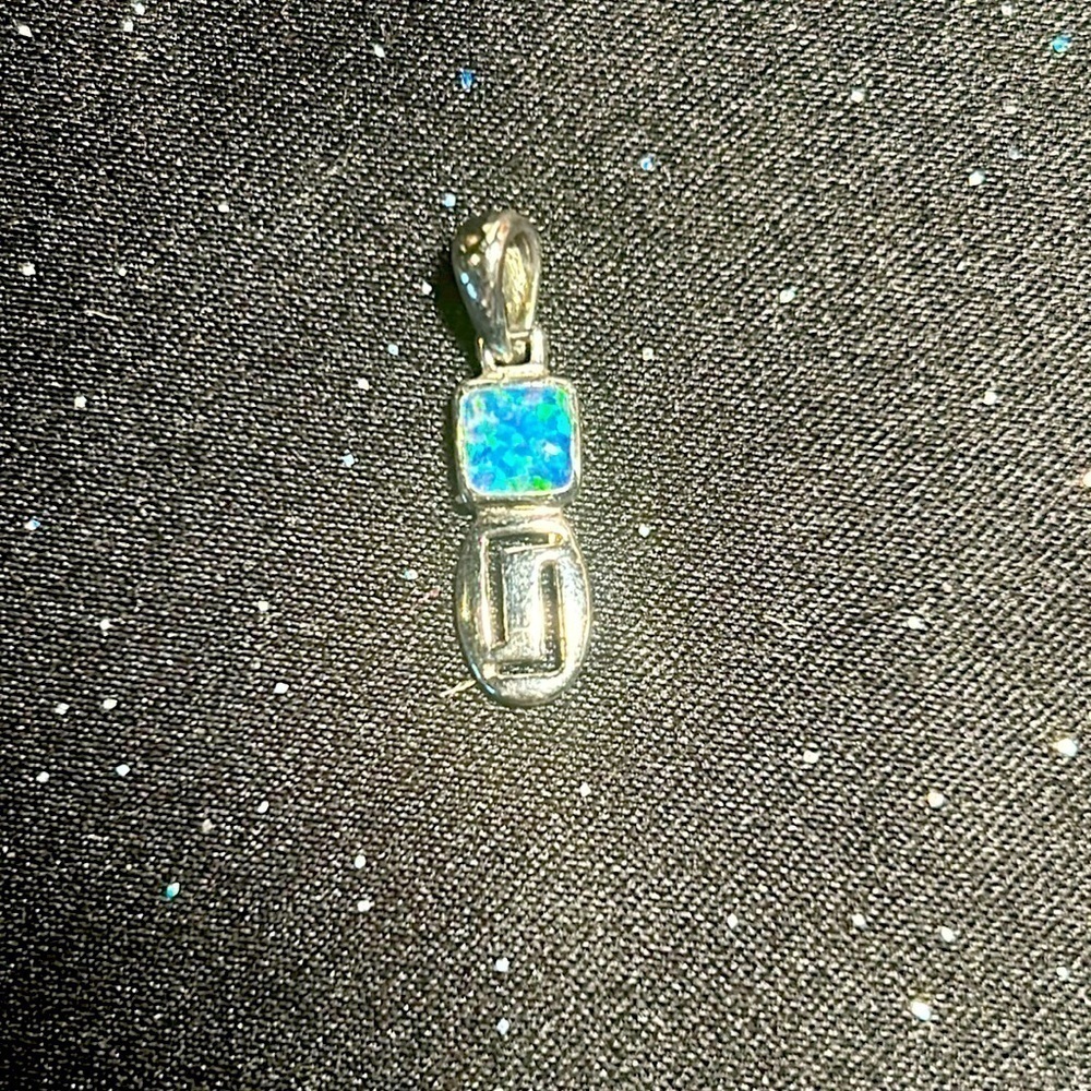 Azure Opal SS Pendant